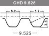 Steuerriemen Timing Belt:0816.G3