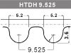 Correa dentada Timing Belt:636367